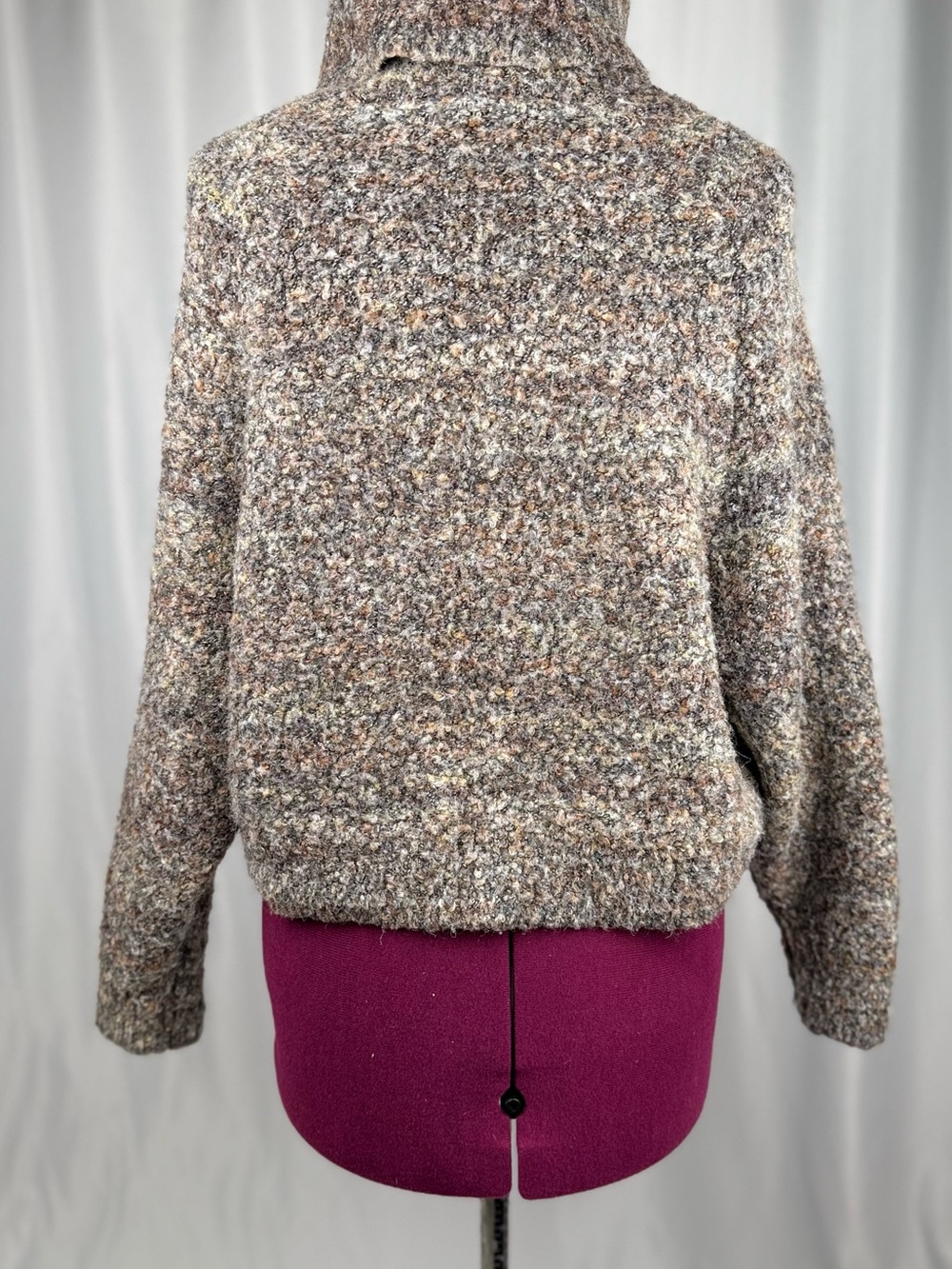 William Rast Multicolor Neutral Turtleneck Sweater - Picture 3 of 5